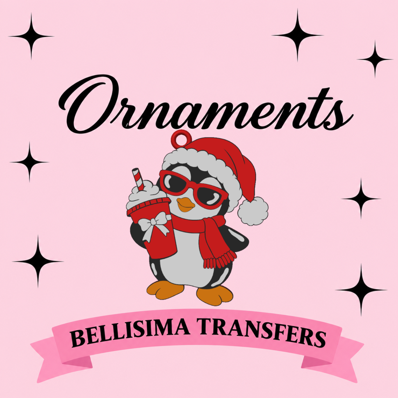 3D Christmas Ornaments] Cute Holiday Tree Decor