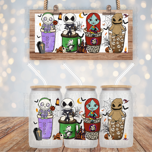 JACK Y SALLY LATTE UV DTF CUP WRAP