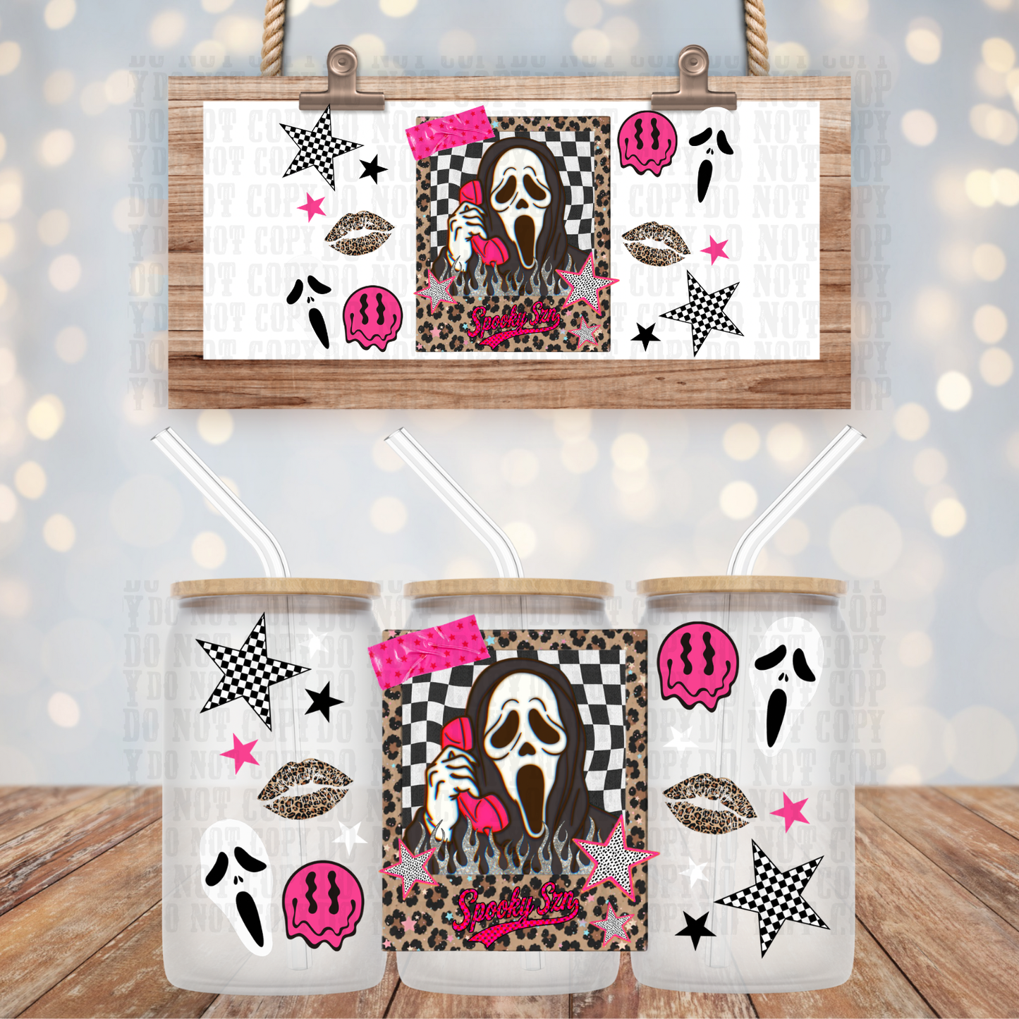 CALL ME GHOSTY UV DTF CUP WRAP - SHOP EXCLUSIVE FROM CIERA