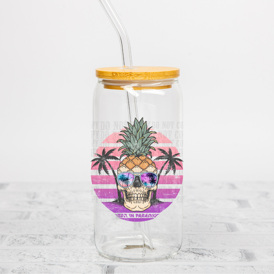 LOST IN PARADISE UV DTF DECAL