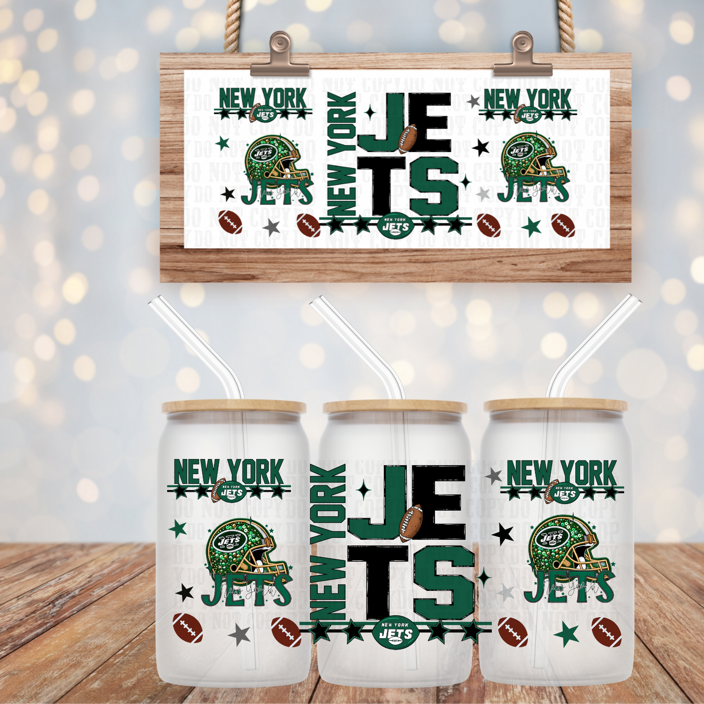 2025 STACKED FOOTBALL PRO BUNDLE UV DTF CUP WRAP-Shop Exclusive