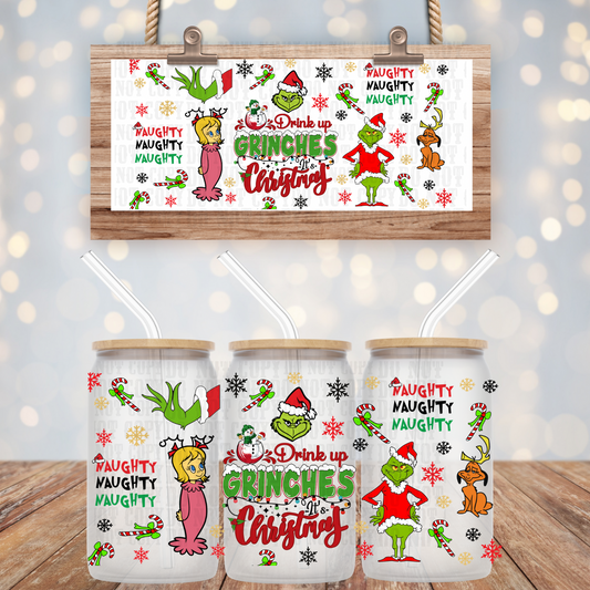 DRINK UP GRUMPIES UV DTF CUP WRAP