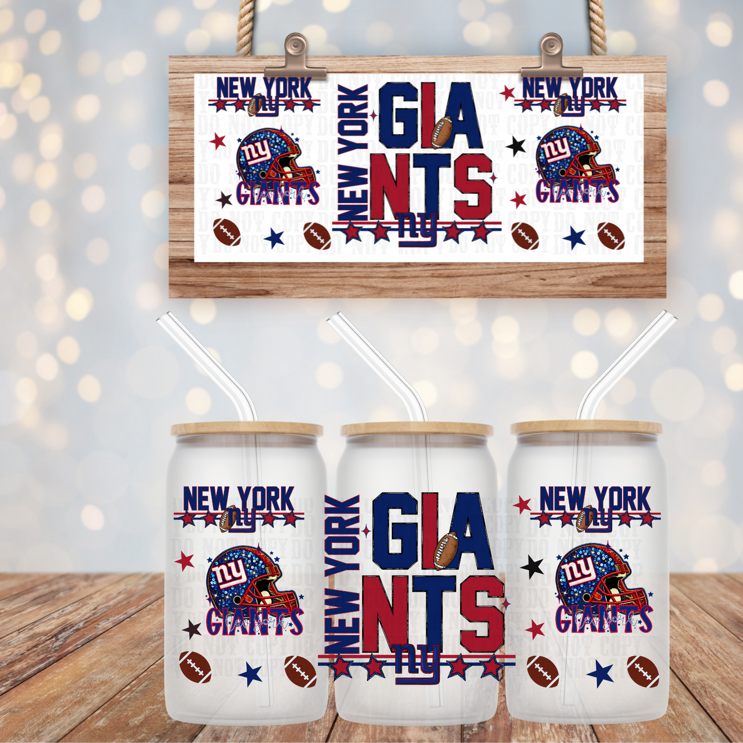 2025 STACKED FOOTBALL PRO BUNDLE UV DTF CUP WRAP-Shop Exclusive