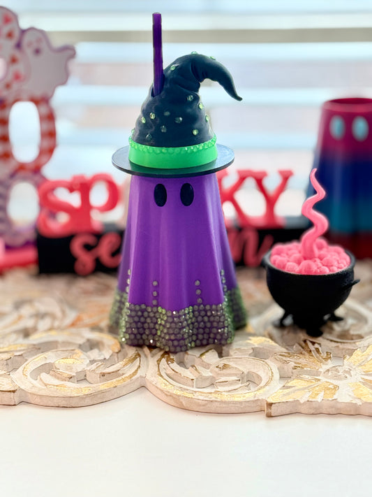 Witches Brew Glow-in-the-Dark Can Koozie | 3D Printed Halloween Can Holder