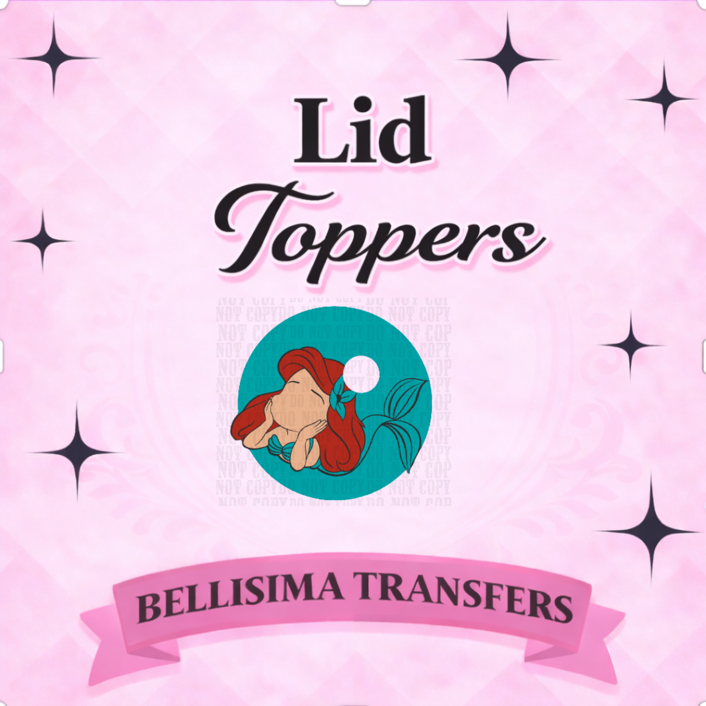 16oz OCEAN PRINCESS Lid– 3D Printed Tumbler Lid Accessory