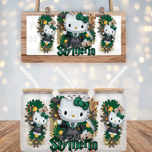 SLYTHERIN KITTY UV DTF WRAP