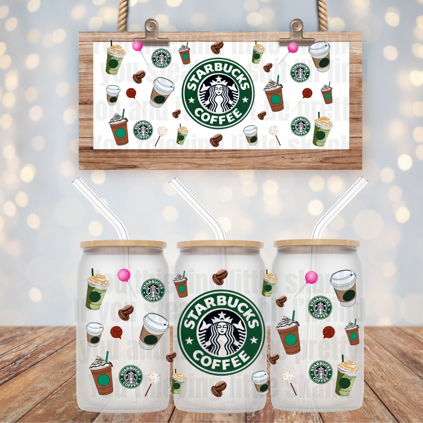 STARBIES- 16oz UV DTF CUP WRAP - SHOP EXCLUSIVE BY TORRIE