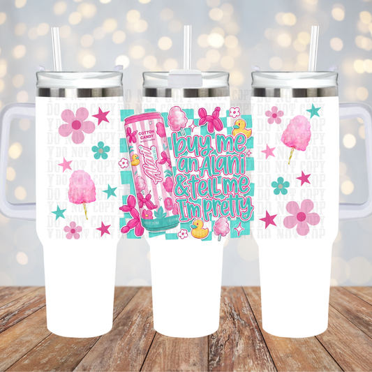 40/50oz COTTON CANDY ENERGY UV DTF CUP WRAP-SHOP EXCLUSIVE FROM CIERA