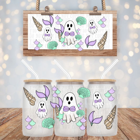 GHOSTY MERMAID UV DTF CUP WRAP