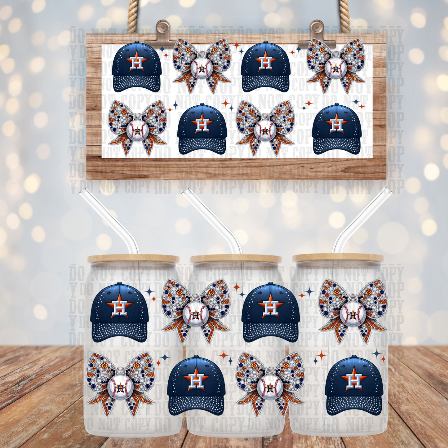 H-TOWN  BUNDLE  UV DTF CUP WRAP - SHOP EXCLUSIVE