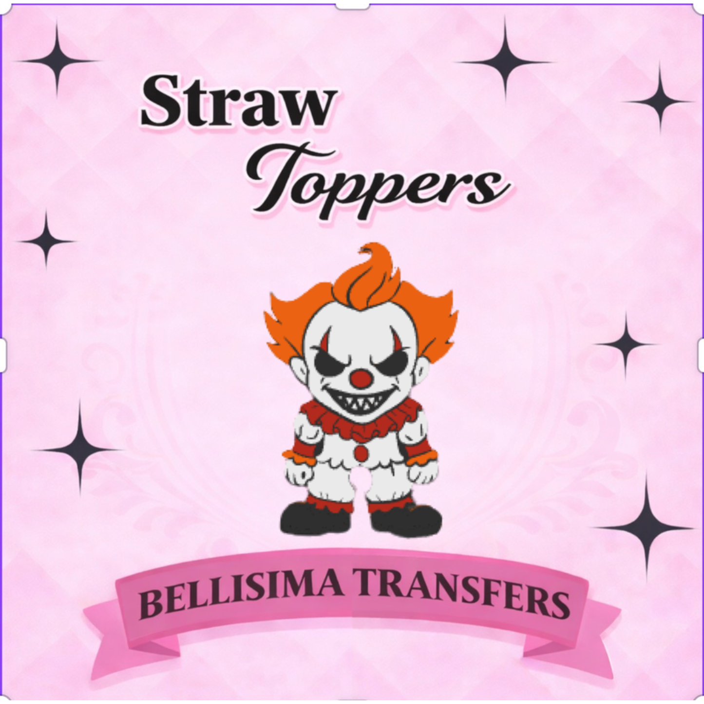 PENNY-BOO  Straw Topper – 3D Printed Tumbler Accessory | Standard or Stanley