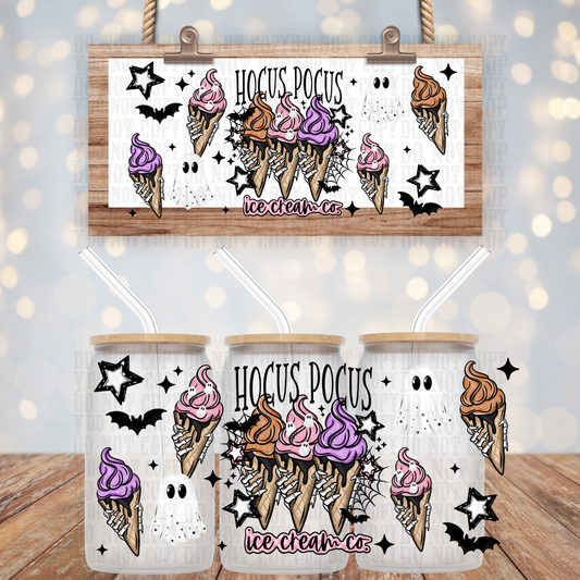 HP SPOOKY ICE CREAM CO. UV DTF CUP WRAP