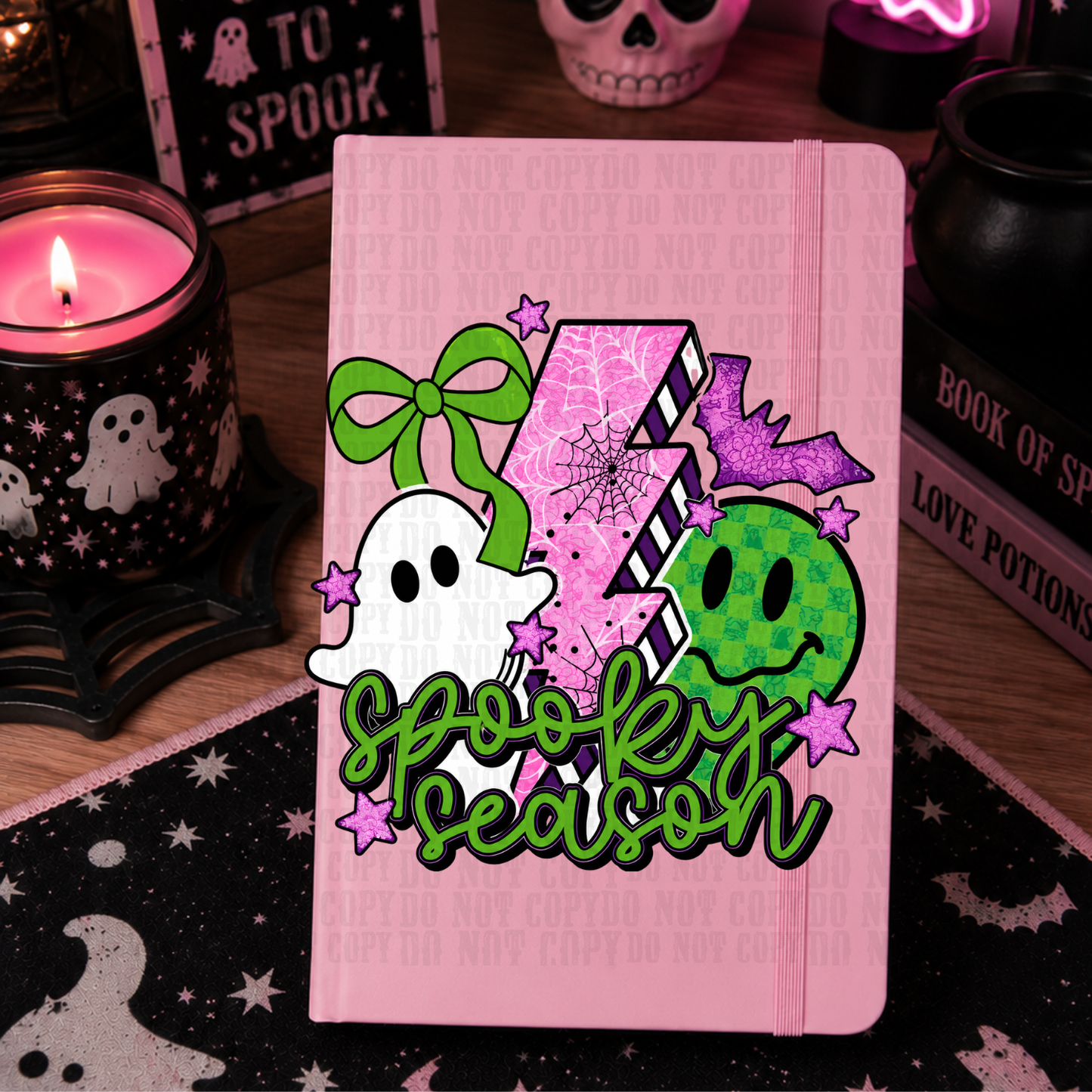 Custom Spooky Themed A5 Notebooks