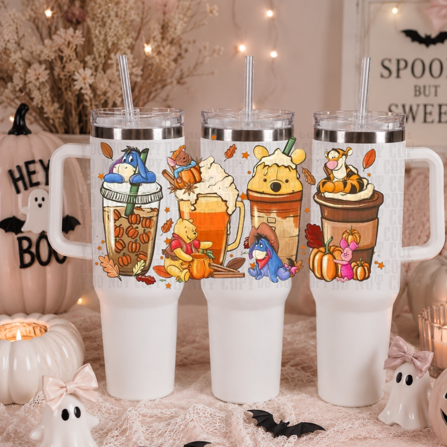 40oz FALL POO LATTE UV DTF CUP WRAP - SHOP EXCLUSIVE BY CIERA