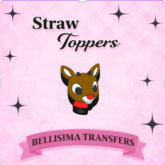 RED NOSE STRAW TOPPER STANDARD SIZE OR STANLEY