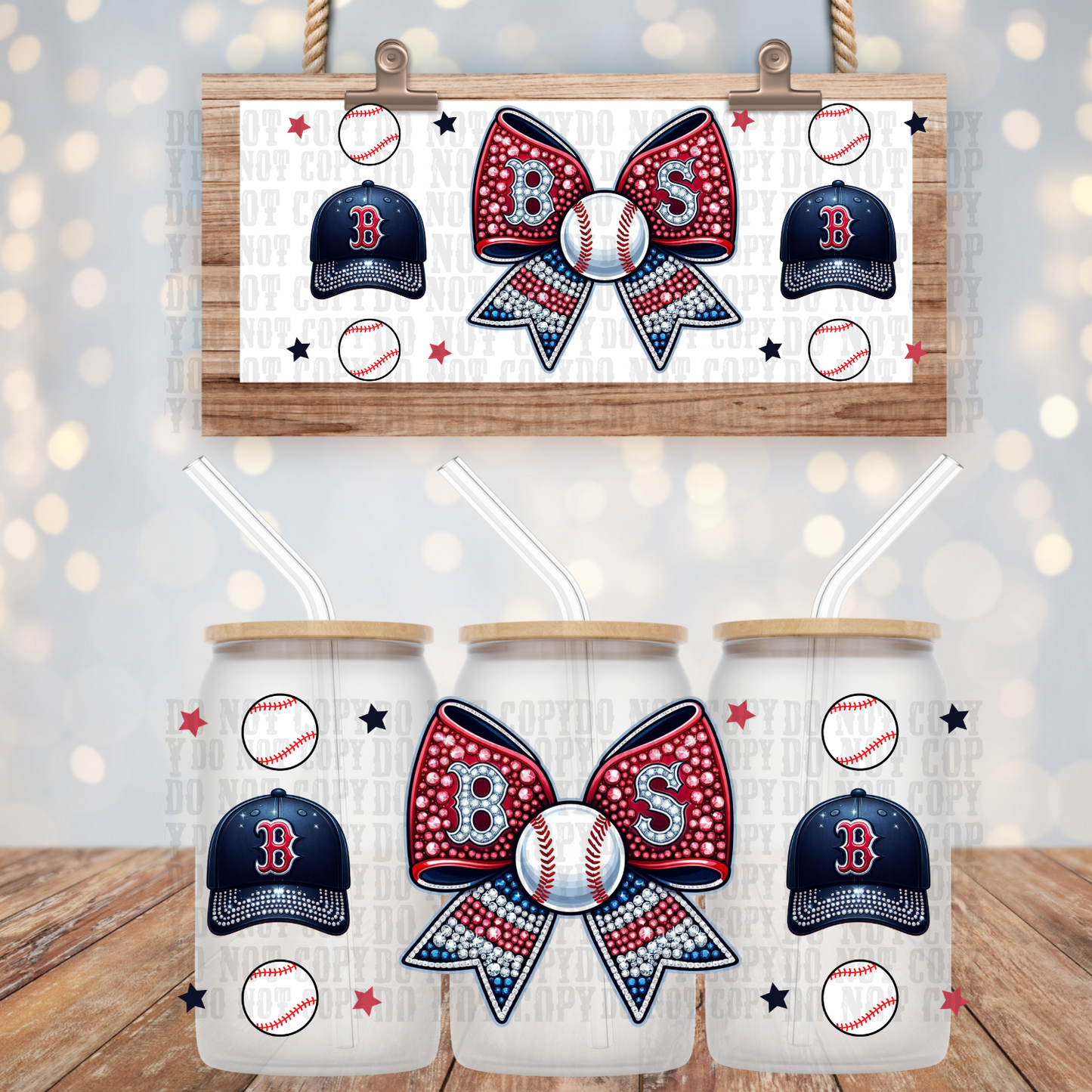 BOSTON BUNDLE  UV DTF CUP WRAP - SHOP EXCLUSIVE