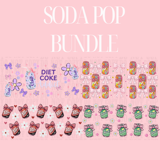 SODA POP Bundle for Tumbler Keychains
