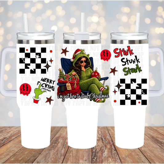40oz GRUMPY DOLL  UV DTF CUP WRAP