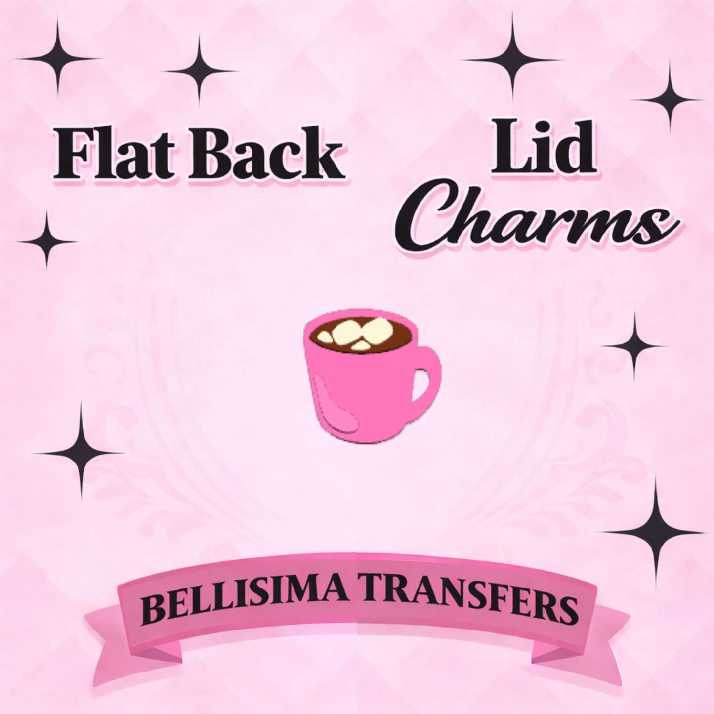 HOT COCOA MUG FLAT BACK CHARM