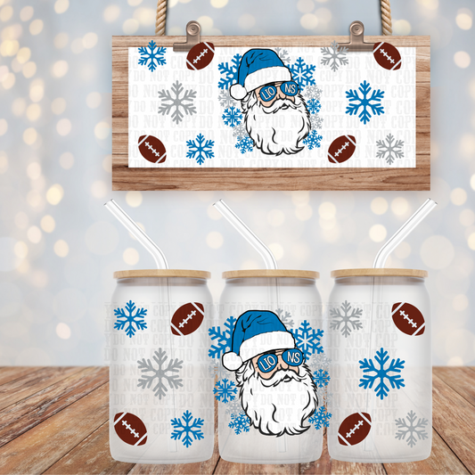 SANTA FOOTBALL TEAMS BUNDLE UV DTF CUP WRAP-SHOP EXCLUSIVE