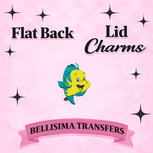 FISH Flat Back Lid Charms
