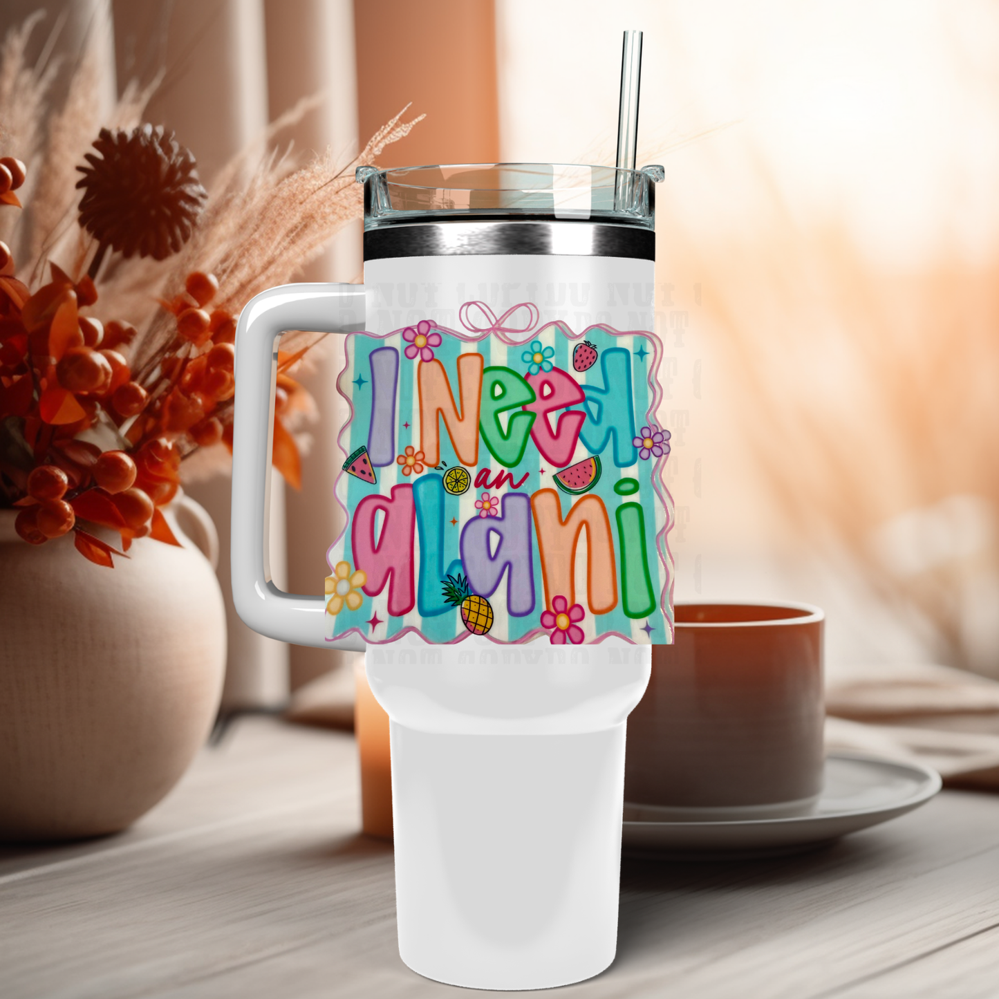 40oz SUMMER I NEED AN NEE UV DTF Cup Decal