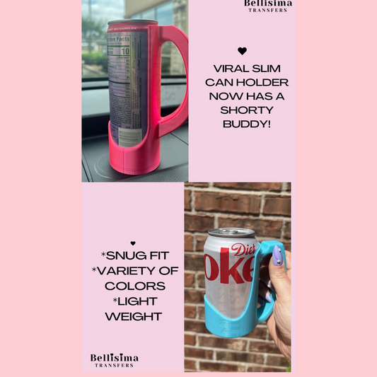 3D 12oz SLIM CAN AND SODA CAN HANDLE KOOZIE