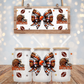 COQUETTE BROWN FOOTBALL BUNDLE UV DTF CUP WRAP
