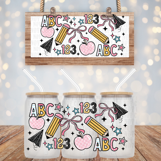 ABC  UV DTF CUP WRAP