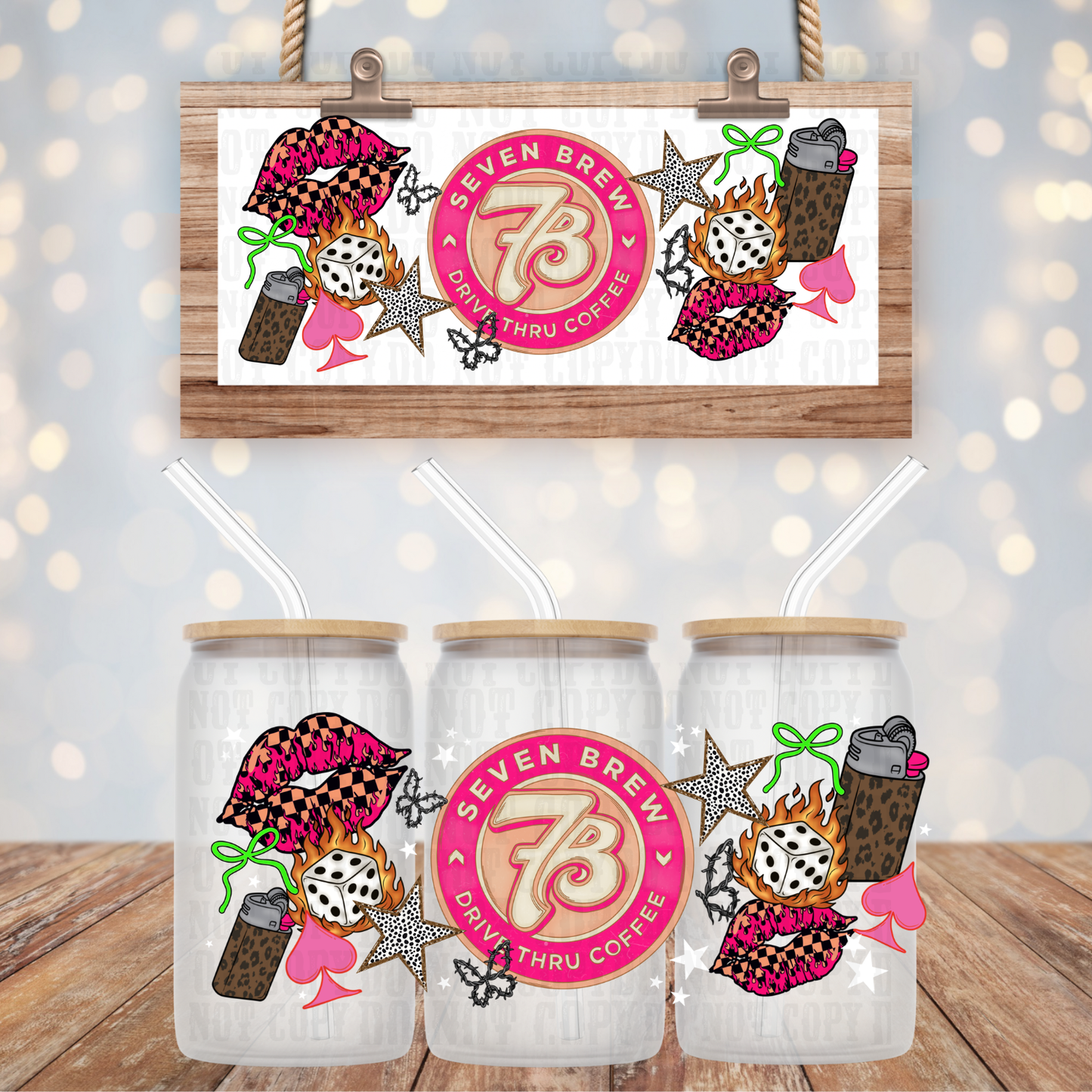 7 CAFE YAWLTERNATIVE UV DTF CUP WRAP
