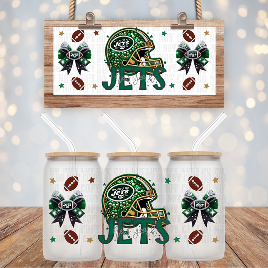 COQUETTE JET FOOTBALL BUNDLE UV DTF CUP WRAP