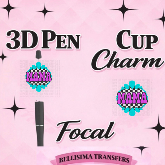 MAMA CONCHO Focal Pen & Cup Charm -Interchangeable Decorative Pen Toppers | Cup Charms