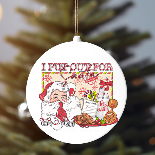 I put out for Santa UV DTF DECAL