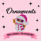 3D Christmas Ornaments] Cute Holiday Tree Decor