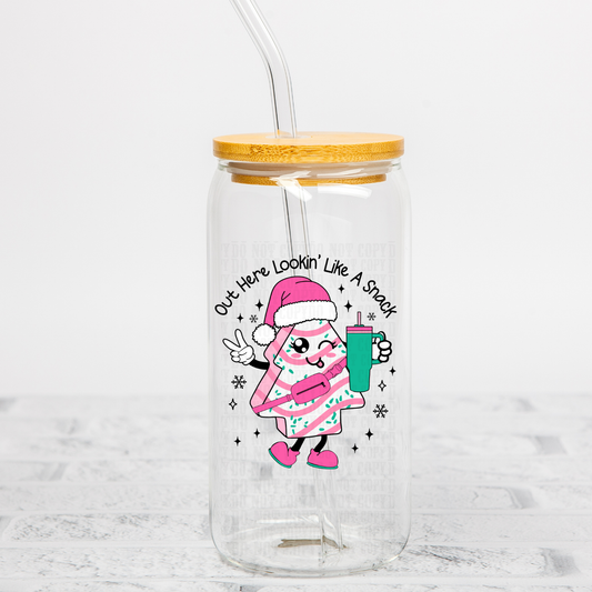 OUT HERE LOOKING LIKE A TREE SNACK UV DTF DECAL