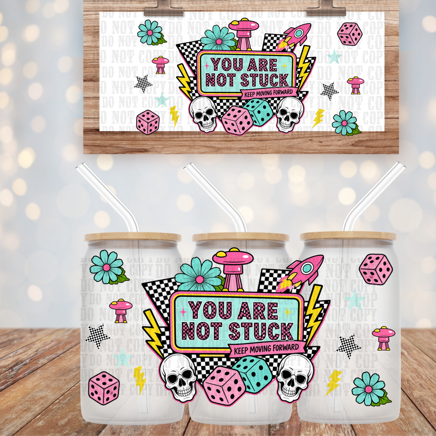 STUCK UV DTF CUP WRAP-Shop Exclusive by Ciera