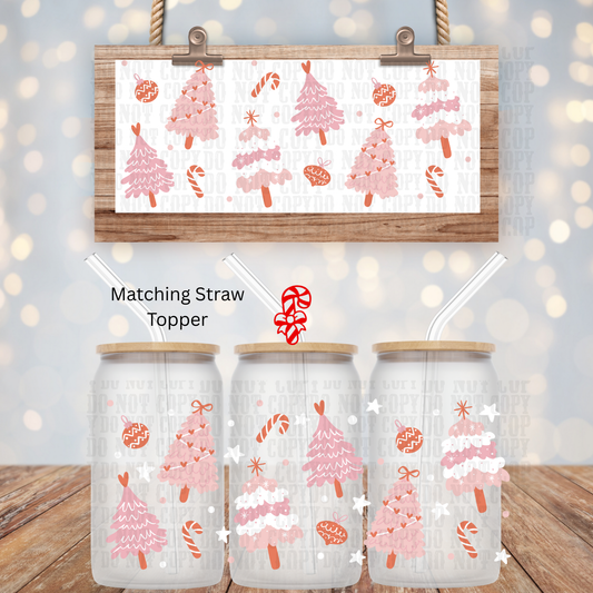 CANDY CANE TREES DTF CUP WRAP