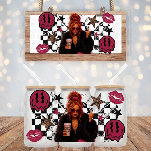 CAFFENATED & ANGRY DOLL BUNDLE UV DTF CUP WRAP - SHOP EXCLUSIVE BY CIERA