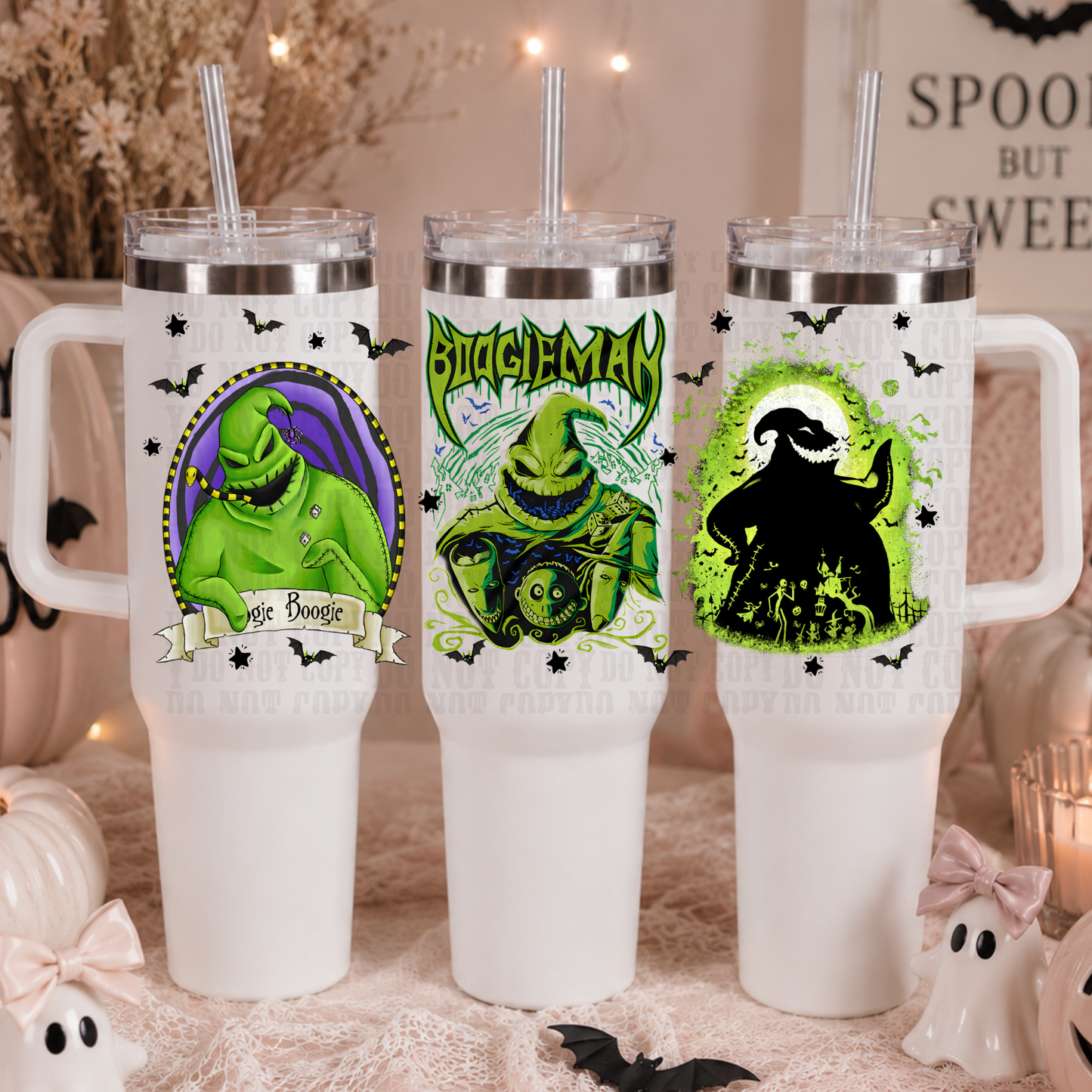 40oz BOOGIE MAN  UV DTF CUP WRAP