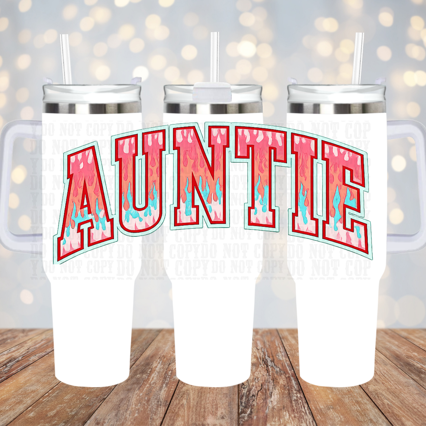 40/50oz OMBRE AUNTIE UV DTF CUP WRAP - SHOP EXCLUSIVE FROM CIERA