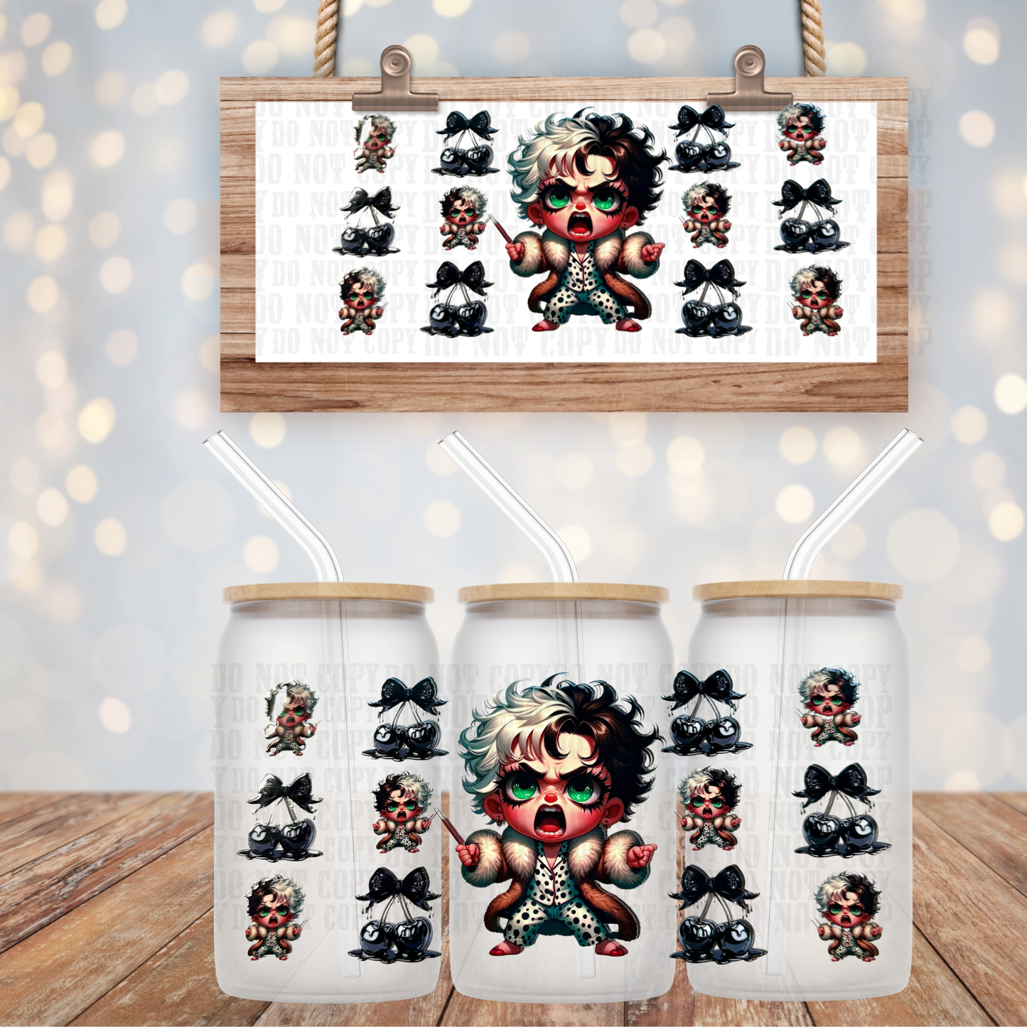 CRUELLA UV DTF CUP WRAP