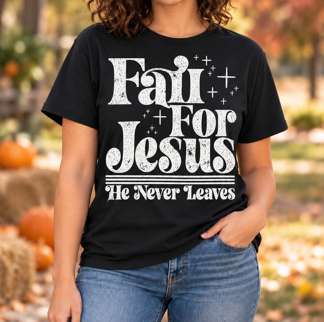 Fall for Jesus Screen Print