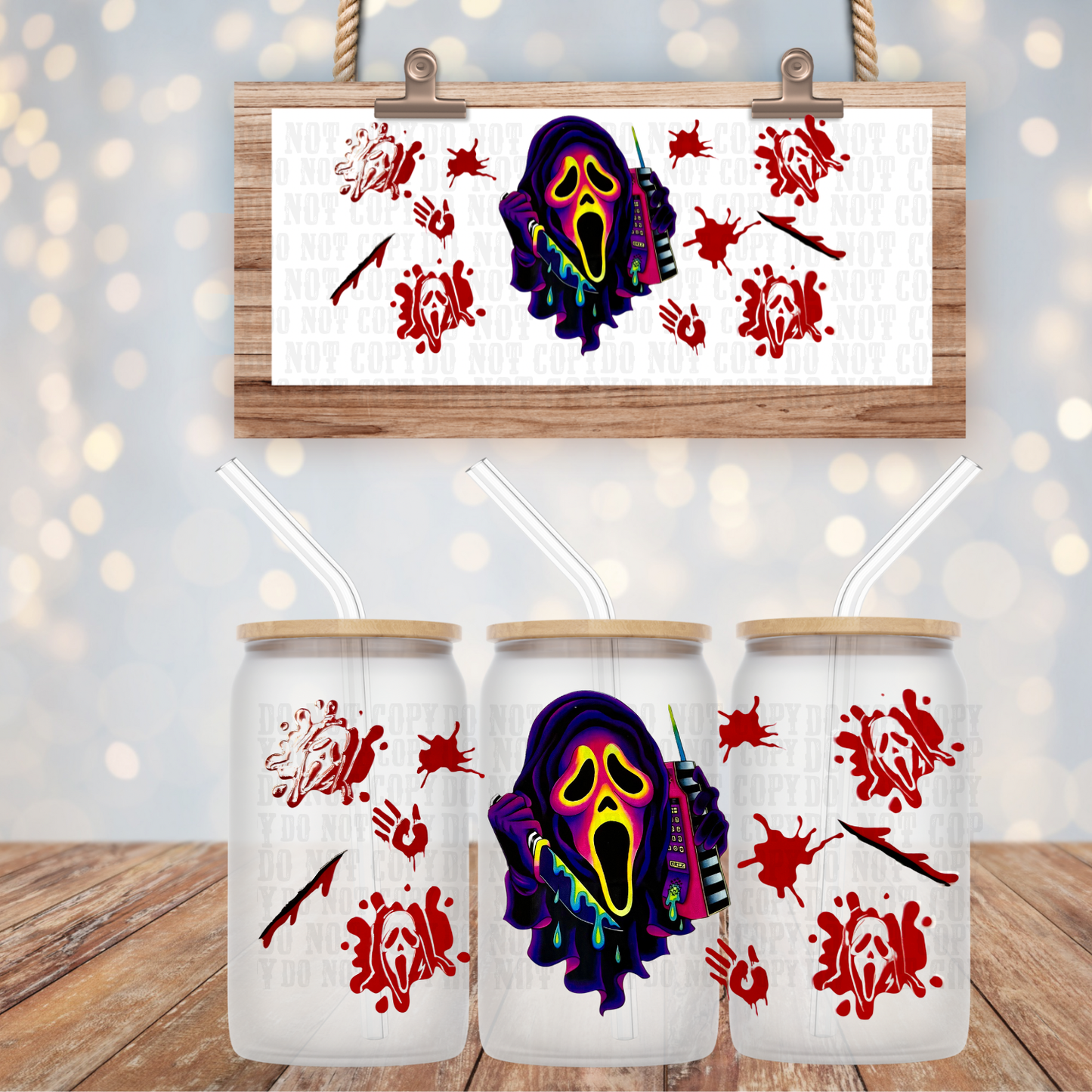 GF SPLATTER  UV DTF CUP WRAP