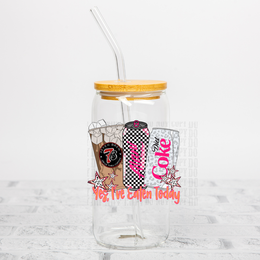 7 BREW AHH-LANI CHECKER & DC  UV DTF CUP DECAL