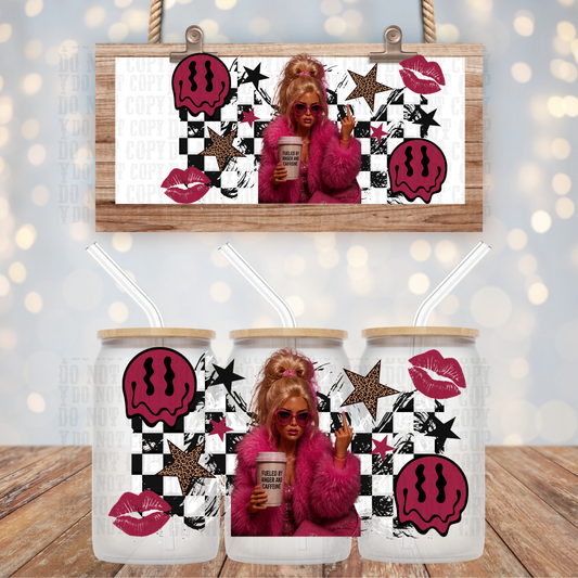 CAFFENATED & ANGRY DOLL BUNDLE UV DTF CUP WRAP - SHOP EXCLUSIVE BY CIERA