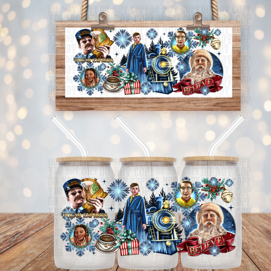 HOLIDAY TRAIN  UV DTF CUP WRAP
