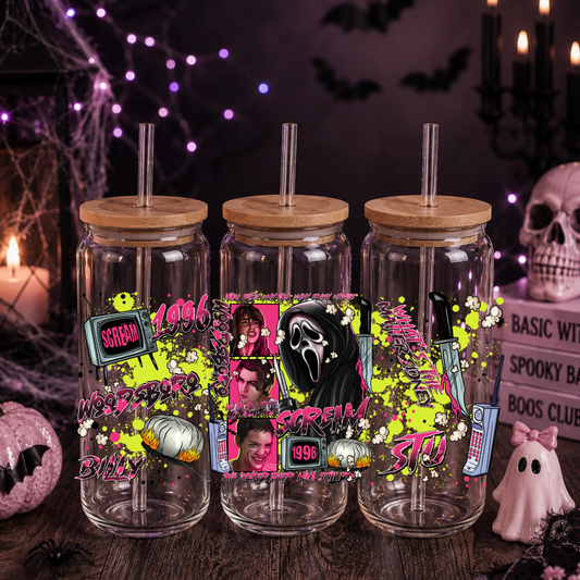 96 SCREAM   UV DTF CUP WRAP