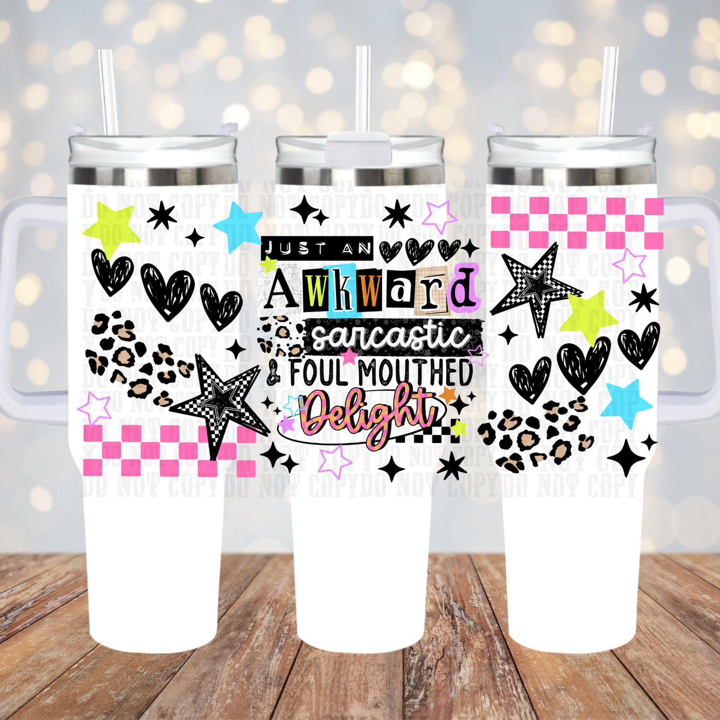 40oz ACKWARD DELIGHT UV DTF CUP WRAP