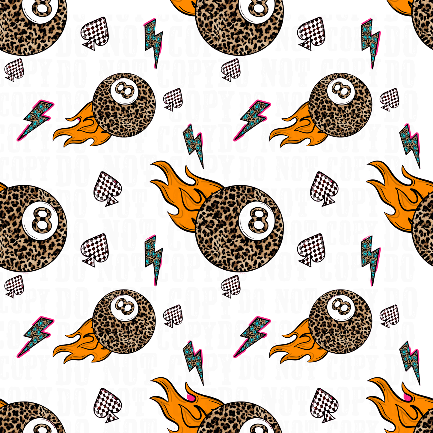LEOPARD 8 BALLS ELEMENT SHEET -SHOP EXCLUSIVE