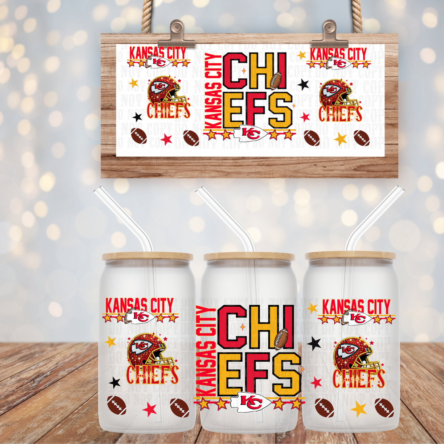 2025 STACKED FOOTBALL PRO BUNDLE UV DTF CUP WRAP-Shop Exclusive